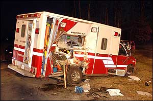 delaware ambulance crash injured paramedic
