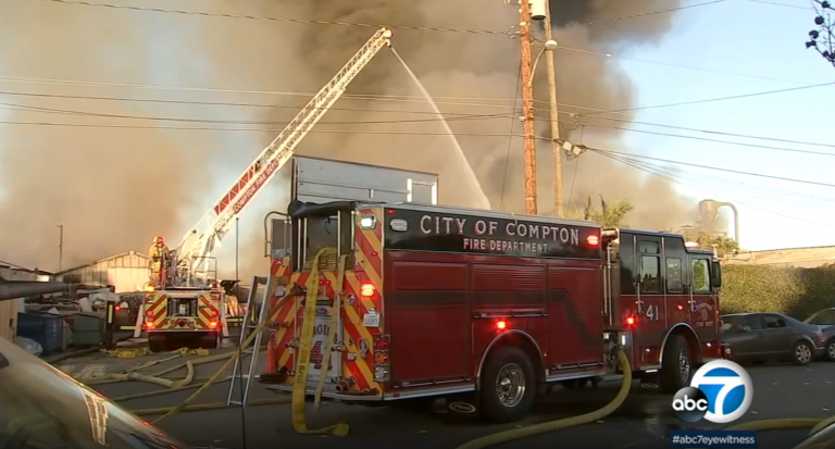 fire in compton fire in compton