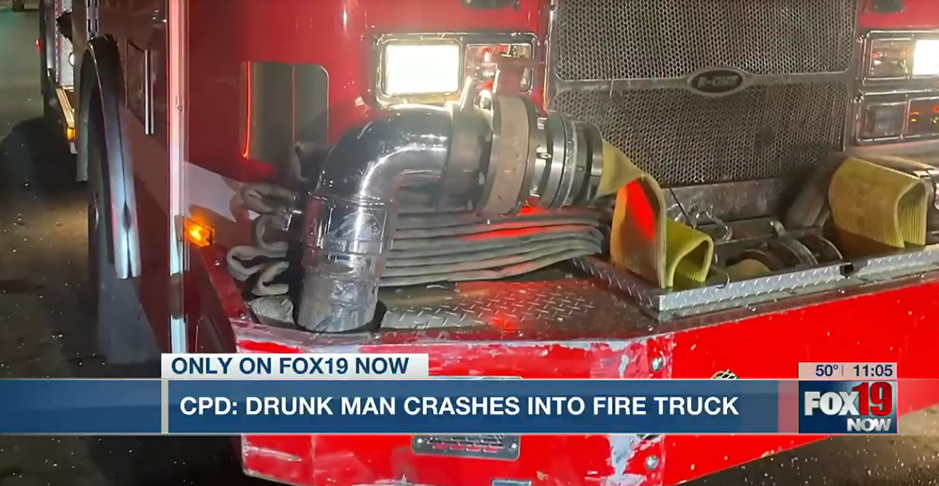 ENGINE STRUCK BY DRUNK DRIVER WHILE EN ROUTE TO REPORTED HOUSE FIRE ...