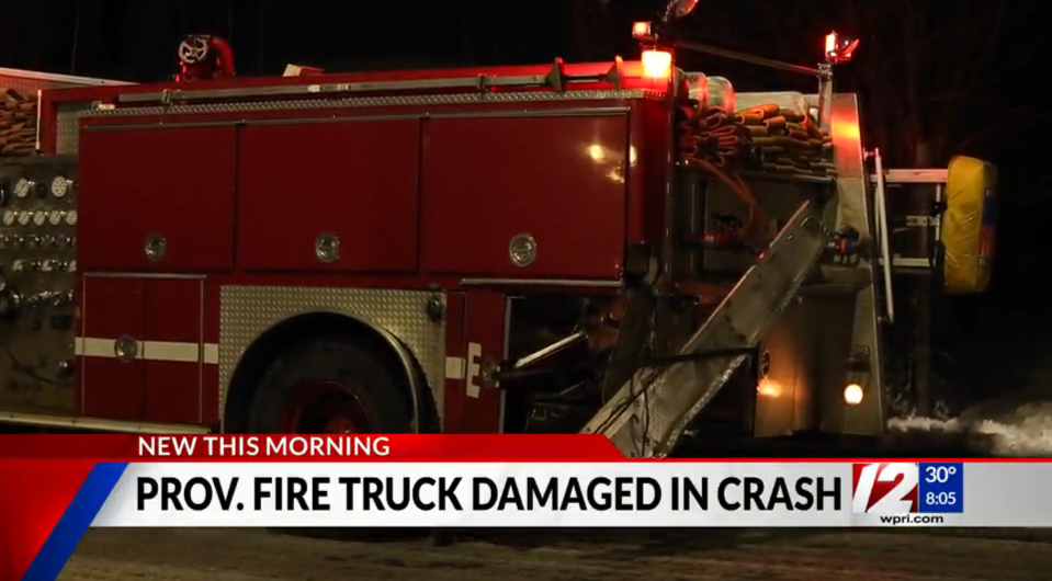 ENGINE STRUCK WHILE BLOCKING PREVIOUS CRASH - RHODE ISLAND ...