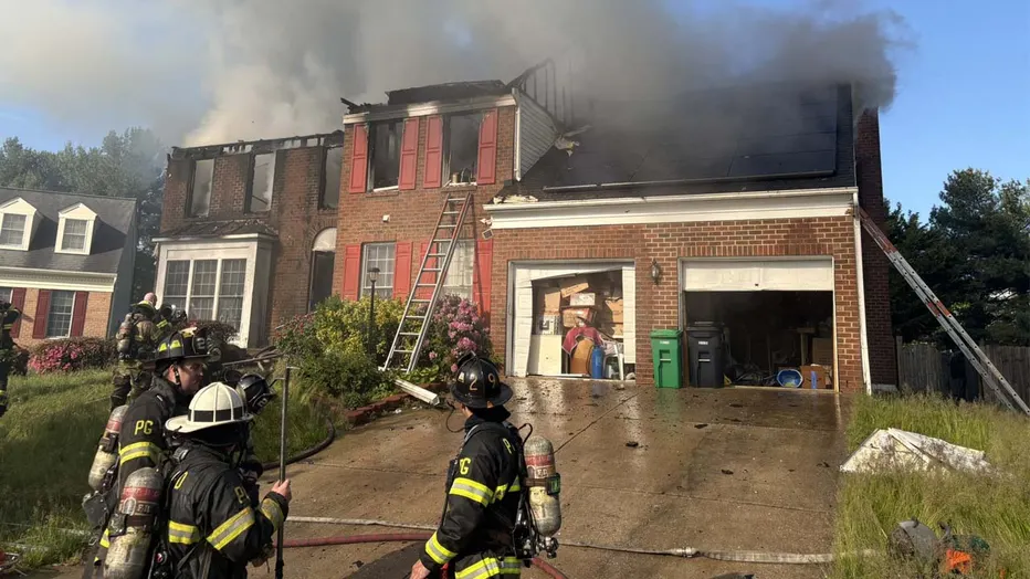 THREE PRINCE GEORGES COUNTY FIREFIGHTERS INJURED AT HOUSE FIRE WITH ...